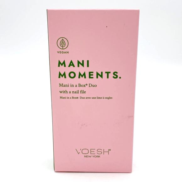 NEW Voesh Mani Moments Vegan At Home Manicure Set Duo Green Tea Duo - Picture 1 of 9